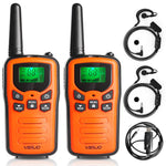 Walkie Talkies, Long Range Walkie Talkies, Walkie Talkie for Adults, CMYBabee Two Way Radio with 22 FRS Channels, LED Flashlight VOX LCD Display, 2 Pack