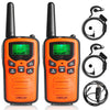 Walkie Talkies, Long Range Walkie Talkies, Walkie Talkie for Adults, CMYBabee Two Way Radio with 22 FRS Channels, LED Flashlight VOX LCD Display, 2 Pack