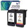 PG-275 CL-276 XL Printer Ink Replacement for Canon (1 Black 1 Color)