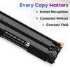 HP 78A Toner Cartridges HP CE278A Replacement for HP Printer Ink (Black, 4-Pack)