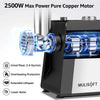 MULISOFT Electric Meat Grinders for Home Use, 2500W Max, with Sausage Maker & Kubbe Kit, Heavy Duty
