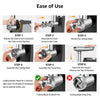 MULISOFT Electric Meat Grinders for Home Use, 2500W Max, with Sausage Maker & Kubbe Kit, Heavy Duty