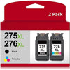 PG-275XL CL-276XL Ink Cartridge Black and Tri-Color 275 275/276 Ink Replacement for Canon TR4720 TS3522 TS3520 Printer - High Yield