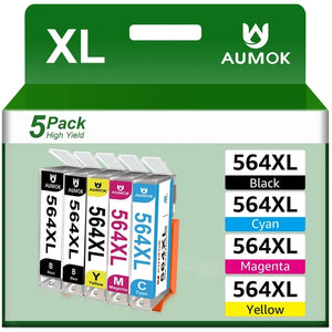 564XL 564 Ink Replacement for HP(5 Pack)