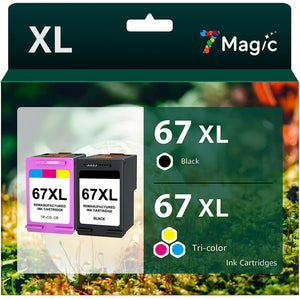 67XL Ink Cartridges Black Color Combo Pack