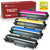 Compatible Brother TN227 TN223 High Yield Toner Cartridges - 4 Pack