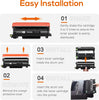 Compatible TN830XL Toner Replacement for Brother TN830XL TN830 XL Toner use with HL-L2460DW HL-L2405W HL-L2400D HL-L2480DW MFC-L2820DW MFC-L2820DW XL DCP-L2640DW Printer (Black,2 Pack)