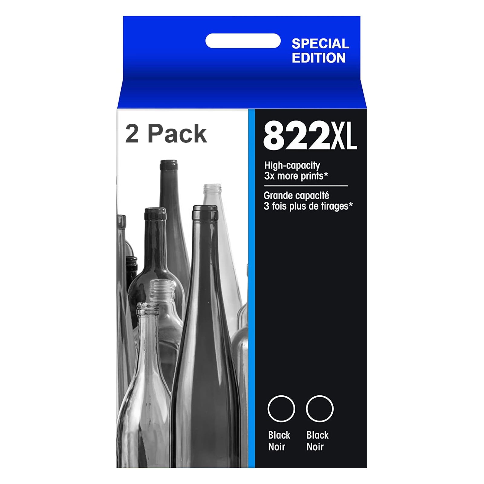 822 ink compatible for Epson-2-Black