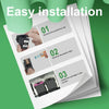 65XL Ink Cartridges for HP (2 Black, 2 Tri-Color)