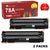 78A CE278A Toner Cartridges for HP Printer( Black，2-Pack)