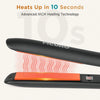 MCURO Hair Straightener & Curling Iron, 1" Ceramic Hair Iron, Keratin-Infused for Less Frizz, LED Flat Iron for Thick Hair, Dual Voltage, 105-Inch Long Cord, Hair Styling Tools, Black
