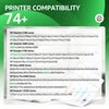 67XL Ink Cartridges Compatible for HP 67 Ink Cartridges DeskJet 2755e 2855e 4155e 4255e 6055e 6065e