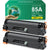 GREENSKY 85A Toner Cartridge Replacement for HP Printers (Black, 2-Packs)