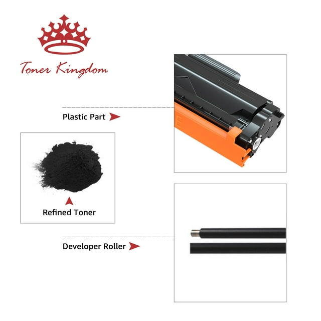 CRG 137 Toner Cartridges Replacement for Canon Printer, 10 Black Multipack