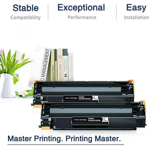 85A Toner Cartridge Replacement for HP Printers Ink (Black 2 Pack)