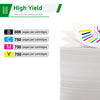 564 Ink Cartridge Replacement for HP Printer(Black Cyan Magenta Yellow,5Pcs)