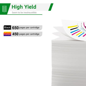 Greensky Printer Ink 67XL Replacement for HP 67 Black