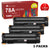 CE278A 78A Toner Cartridges Replacement for HP Printer Ink (Black, 3-Pack)