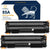 CE285A 85A Black Toner Cartridge Compatible for HP Printer Ink (Black, 2-Pack)