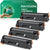CE285A 85A Toner Cartridge GREENSKY Toner Cartridge Replacement for HP Printers (Black, 4-Packs)