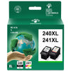 240XL 241XL Ink Cartridges Replacement for Canon Printer( 2 Pack)
