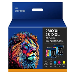 280XXL 280 281 Ink Cartridge for Canon(10 Pack)