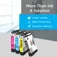 812XL Ink Cartridge for Epson Printer (1 Black, 1 Cyan, 1 Magenta, 1 Yellow-4 Pack)