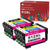 812XL Ink Cartridges for Epson Printer (Black Cyan Magenta Yellow, 8 Pack)