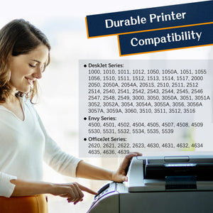 Colorking 61XL Ink Cartridge 61 Ink Replacement for HP Printer (Black and Color, 2 Pack)