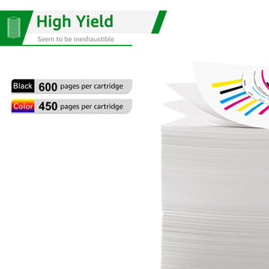 Greensky 61 XL Black and Color Replacement for HP Printer