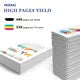 MOOHO 63XL Ink Cartridges Replacement for HP Printer, 1 Black 1 Tri-Color