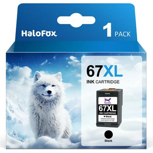 67 XL 67XL Black Ink Cartridge for HP Printer (1 Pack)