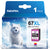 67 XL 67XL Ink Cartridge Color for HP Ink 67 for HP Printer (1 Pack)