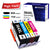 564 Ink Cartridges for Printers Replacement for HP Black Cyan Magenta Yellow,4 Pack