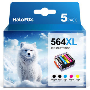Replacement HP 564XL 564 XL Ink Cartridge(Include Photo Black)