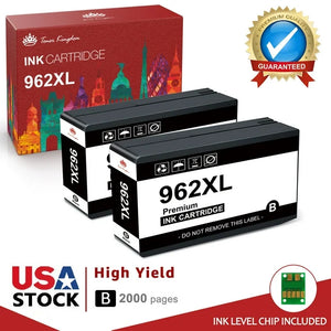 High Yield 962 XL Ink Replacement for HP(2-Pack)
