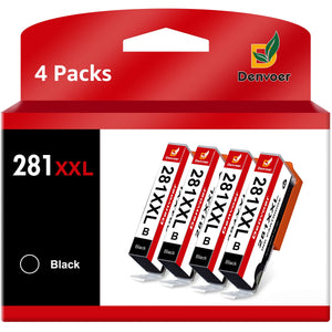 PGI-280XXL PGBK Ink Replacement for Canon(4 PGBK)