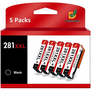 PGI-280XXL PGBK Ink Replacement for Canon(5 PGBK)