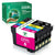 Epson 220 Ink Cartridges Compatible Replacement (Black, Cyan, Magenta, Yellow, 5-Pack)