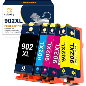 Colorking 902XL Ink Cartridges Replacement for HP