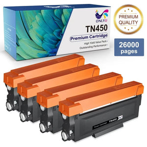 TN450 TN-450 Compatible for Brother(4 Black)