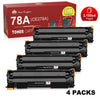 Toner Kingdom 78A Toner Cartridges Replacement for HP Printer (Black, 4 Pack)