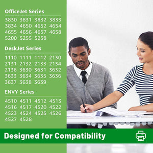 Greensky Printer Ink 63XL Replacement for HP (1 Black / 1 Tri-Color)