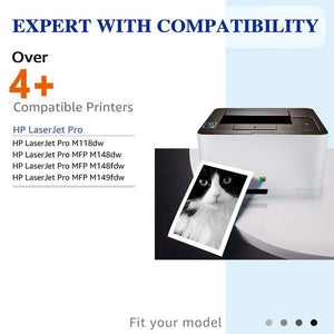 CF294A 94a Toner Cartridge Replacement for HP Printer (Black, 2-Pack)