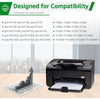 CE285A 85A Toner Cartridge GREENSKY Toner Cartridge Replacement for HP Printers (Black, 4-Packs)