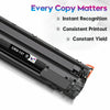 137 Toner Cartridges Replacement for Canon Printer (Black, 3-Pack)