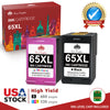 High Yield Printer Ink 65 Black and Color -2 Pack