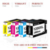 1200 Ink cartridges Replacement for Canon Printer (Black, Cyan, Magenta, Yellow, 4-Pack)