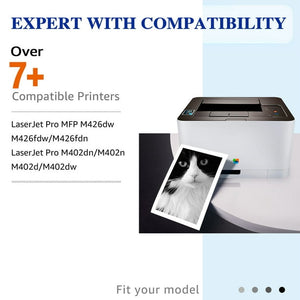 CF226X 26X Toner Cartridges Replacement for HP Printer Ink High Yield (Black, 2-Pack)