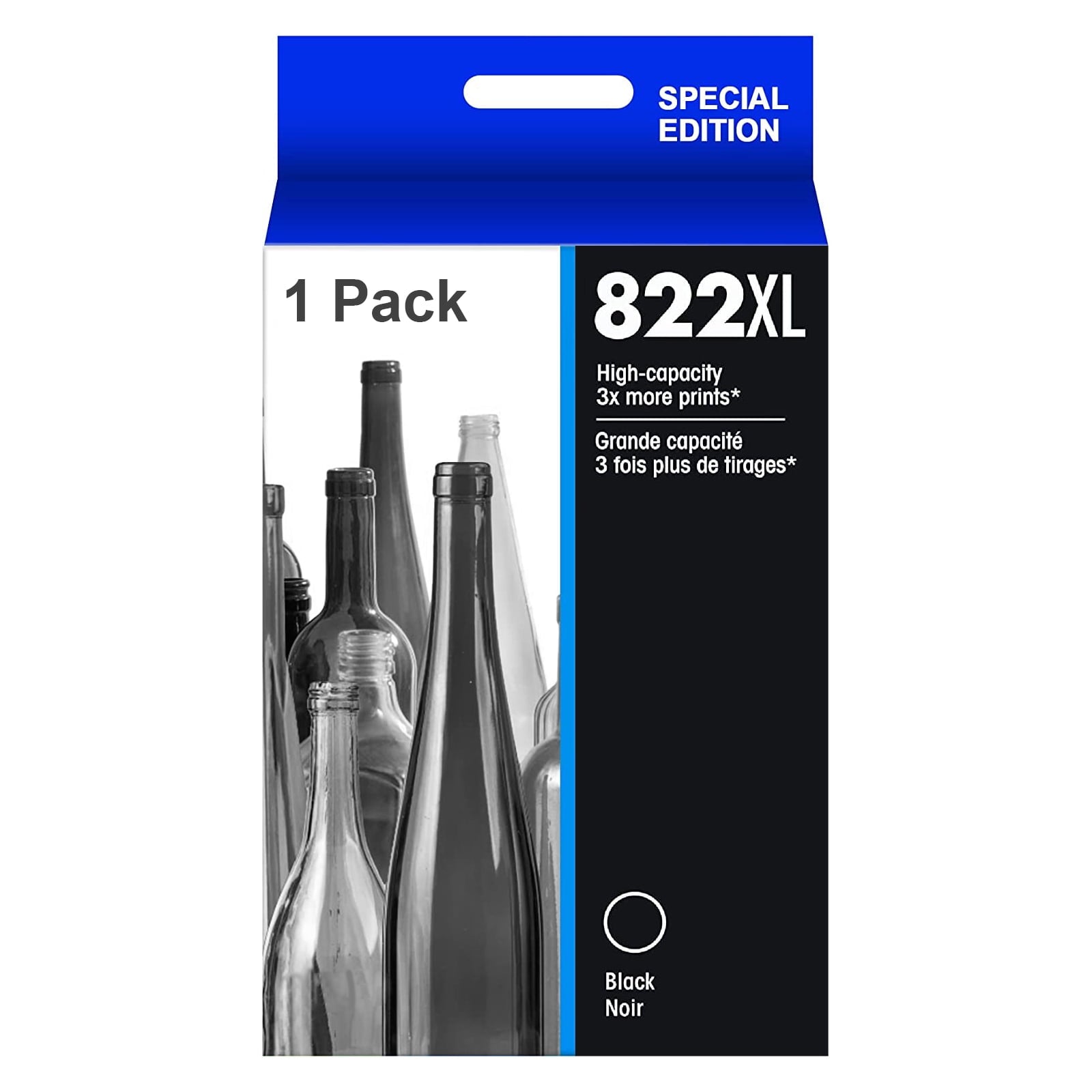 822XL ink compatible for Epson-1-Black